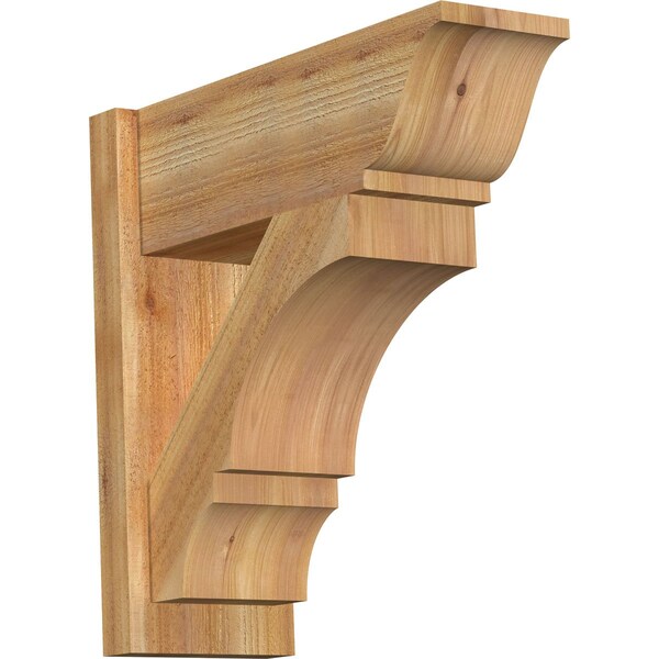 Ekena Millwork Balboa Rough Sawn Traditional Outlooker, Western Red Cedar, 8"W x 22"D x 22"H OUT08X22X22BOA01RWR - main